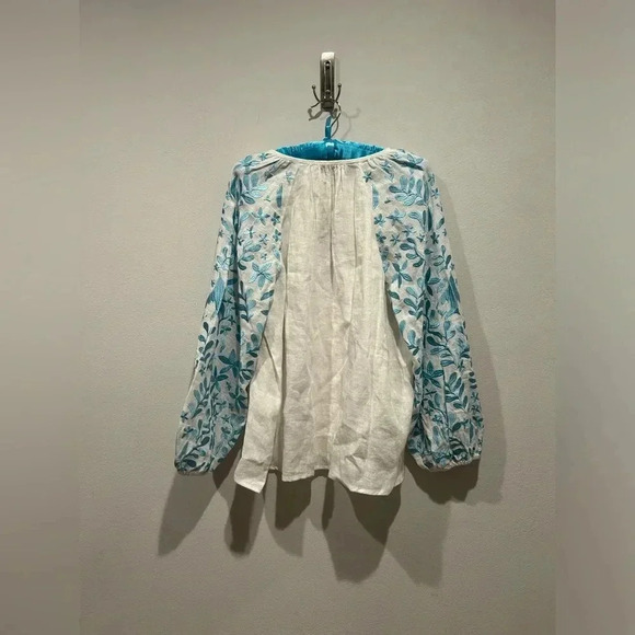 NWT MARSEA VOYAGEUR Palermo Embroidered Blouse / Size Small / - Picture 5 of 7